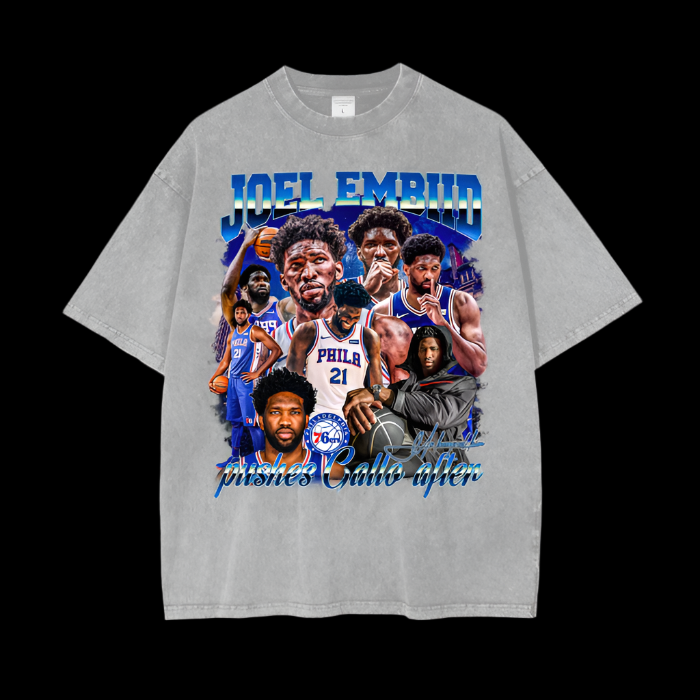 Joel Embiid | Philadelphia 76ers | Vintage Oversized