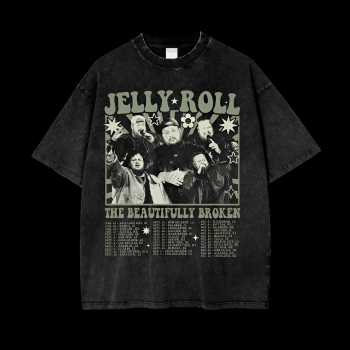 Jelly Roll | The Beautifully Broken | Vintage Oversized