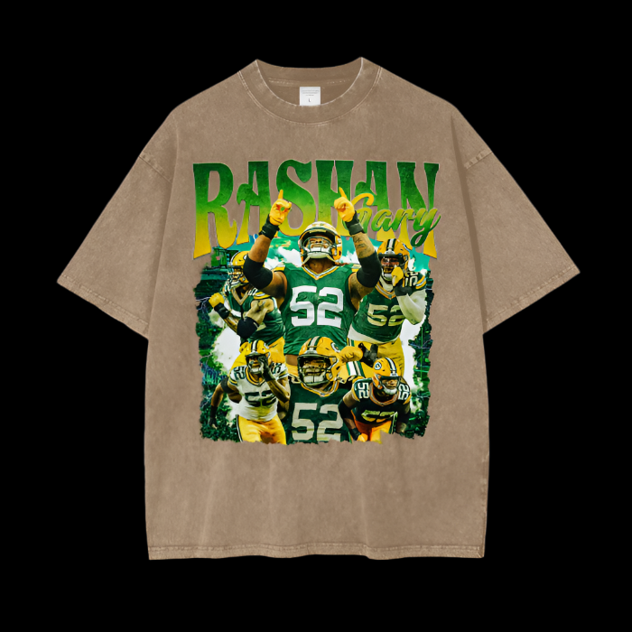 Rashan Gary | Green Bay Packers | Vintage Oversized