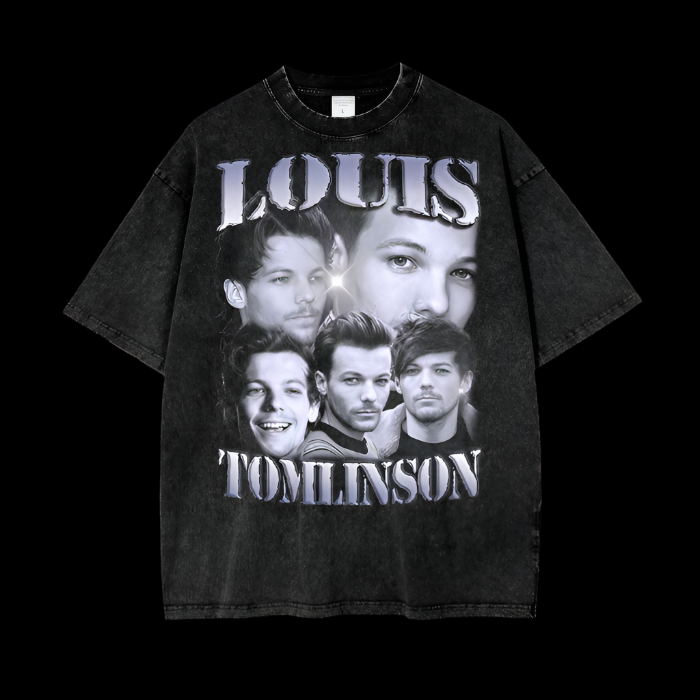 Louis Tomlinson | One Direction | Vintage Oversized Shirt
