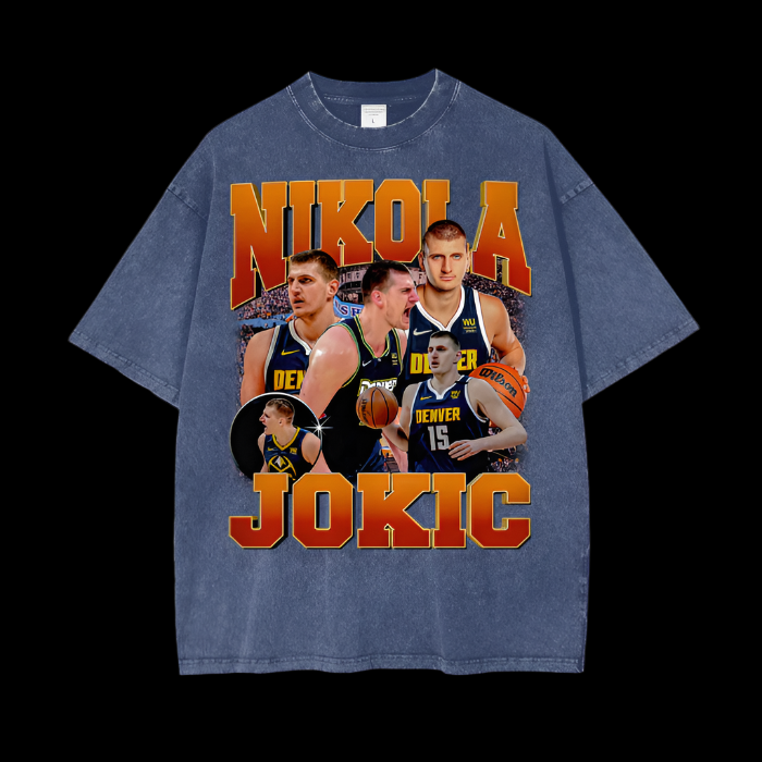 Nikola Jokic | Denver Nuggets | Vintage Oversized