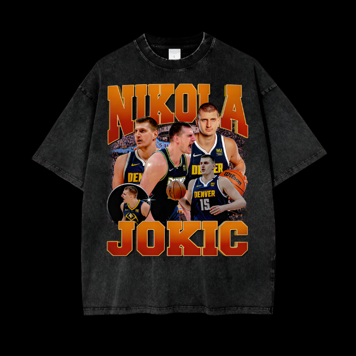 Nikola Jokic | Denver Nuggets | Vintage Oversized