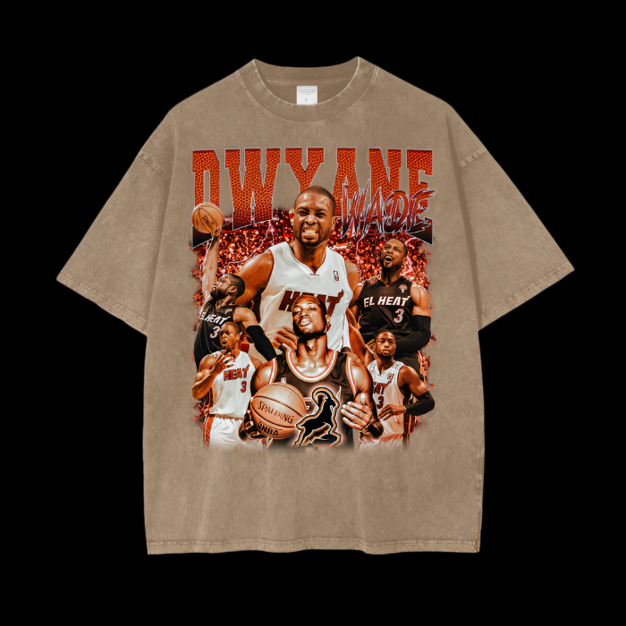 Dwyane Wade | Miami Heat | Vintage Oversized