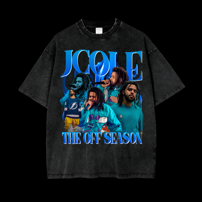 J. Cole | The Off Season | Blue | Vintage Oversized