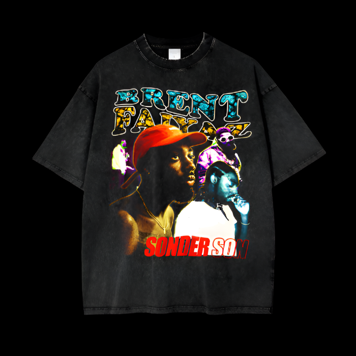 Brent Fiayaz - Acid Wash Oversized Shirt