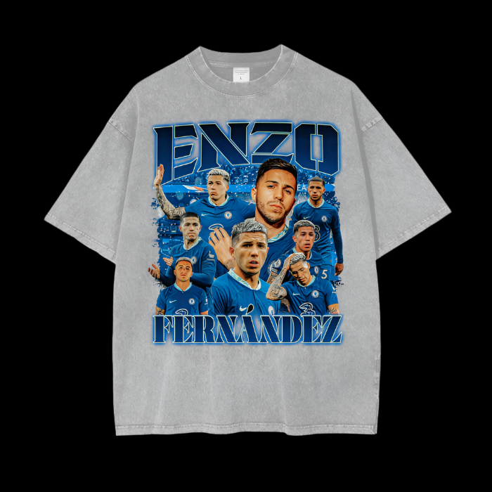 Enzo Fernandez | Chelsea FC | Vintage Oversized
