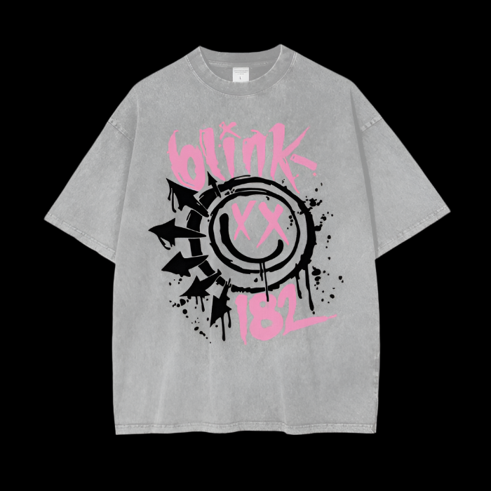 Blink 182 | Pink | Vintage Oversized